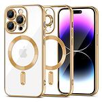 Кейс Tech Protect Magсhine Magsafe за iPhone 15 Pro Max Gold