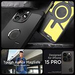 Кейс Spigen Tough Armor Mag MagSafe за iPhone 15 Pro Black