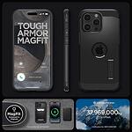 Кейс Spigen Tough Armor Mag MagSafe за iPhone 15 Pro Black