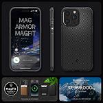 Кейс Spigen Core Armor Mag MagSafe за iPhone 15 Pro Matte Black