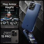 Кейс Spigen Core Armor Mag MagSafe за iPhone 15 Pro Navy Blue