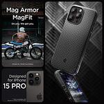 Кейс Spigen Mag Armor Mag MagSafe за iPhone 15 Pro Max Matte Black