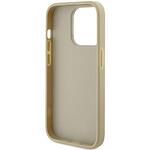 Кейс Guess Glitter Script Big 4G за iPhone 15 Pro Gold