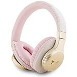 Слушалки Bluetooth Guess on-ear GUBH604GEMP Pink 4G Script