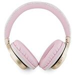 Слушалки Bluetooth Guess on-ear GUBH604GEMP Pink 4G Script