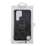 Оригинален калъф GUESS HARDCASE 4G MAGSAFE за Samsung Galaxy S24 Ultra - Черен