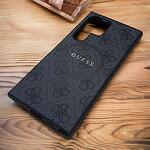 Оригинален калъф GUESS HARDCASE 4G MAGSAFE за Samsung Galaxy S24 Ultra - Черен