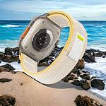 Каишка TechVibe Nylon за APPLE WATCH Ultra 1/2 49mm yellow/sand