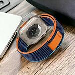 Каишка TechVibe Nylon за APPLE WATCH Ultra 1/2 49mm Blue/Orange