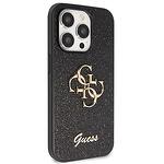 Кейс Guess за iPhone 14 Pro 6.1" Glitter Script 4G Black