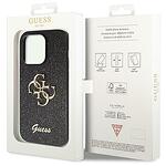 Кейс Guess за iPhone 14 Pro 6.1" Glitter Script 4G Black