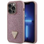 Кейс Guess Rhinestone Triangle за iPhone 14 Pro 6.1" Pink