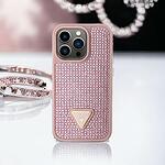 Кейс Guess Rhinestone Triangle за iPhone 14 Pro 6.1" Pink