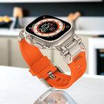 Силиконова каишка Tech Protect Metal Steel за Apple Watch Ultra 1/2 Orange