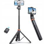 Tech-Protect L03S Bluetooth Selfie Stick Tripod - бял