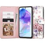 TECH-PROTECT WALLET калъф за Samsung Galaxy A35 5G - Blossom Flower