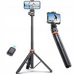 Tech-Protect L03S Bluetooth Selfie Stick Tripod - черен