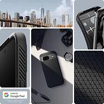 Spigen Liquid Air Калъф за Google Pixel 8A, Матов Черен