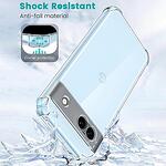 Techsuit Shockproof Clear Silicone Калъф за Google Pixel 9 Pro, Прозрачен