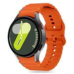 Каишка Tech-Protect Silicone Sport за Samsung Galaxy Watch 4 / 5 / 5 Pro / 6 / 7 / FE - Оранжева