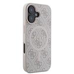 Кейс GUESS Hardcore 4G Classic MagSafe за iPhone 16 - розов