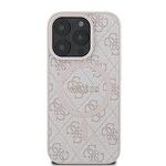 Оригинален кейс GUESS Hardcase 4G Ring Classic Logo MagSafe GUHMP16LG4GFRP за iPhone 16 Pro - Розов