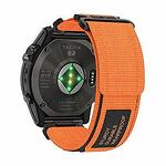 Каишка Techsuit Nylon за Garmin Fenix 5 / 6 / 6 PRO / 7 - Оранжева