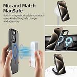 TECH-PROTECT MAGEDGE MAGSAFE за iPhone 16 Pro Max - Матово Черно/Гънметал