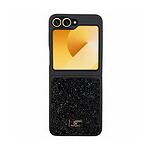 Кейс TheBlingWorld за Samsung Z Flip 6 от 2 части - Черен