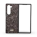 Кейс TheBlingWorld за Samsung Z Fold 6 от 2 части - Кафяв