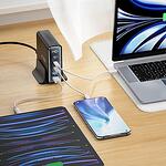 Зарядна станция TECH-PROTECT DC140W-GAN 5-PORT DESKTOP CHARGER PD140W/QC3.0 BLACK