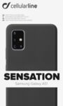 Луксозен калъф Sensation за Samsung Galaxy A51, Черен