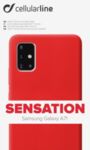 Луксозен калъф Sensation за Samsung Galaxy A71, Червен