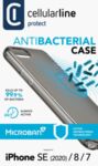 Антибактериален калъф Microban за iPhone SE (2020)/8/7, Черен