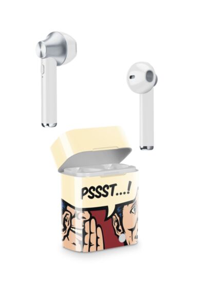 Bluetooth слушалки с кейс Music Sound, Лица, TWS Bluetooth слушалки с кейс Music Sound, Лица, TWS