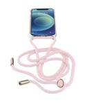 Калъф връзка за врат за iPhone 12 mini, Розов