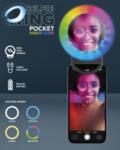 Selfie Ring Pocket с огледало за телефон, универсален, цветен