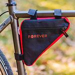 Forever Чанта за велосипед за рамка Outdoor FB-100, Черна/Червена