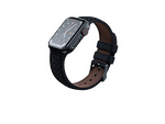 Каишка от кожа на сьомга Njord за Apple Watch 40/41 mm тъмно сива