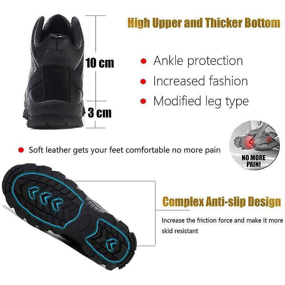 Работни Обувки / Боти с метално бомбе, кевларена подложка, защита S3 - Кафяви