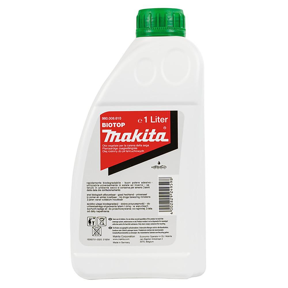 Масло за верига на резачка/верижен трион, 1 литър, Makita BioTop (980008610)