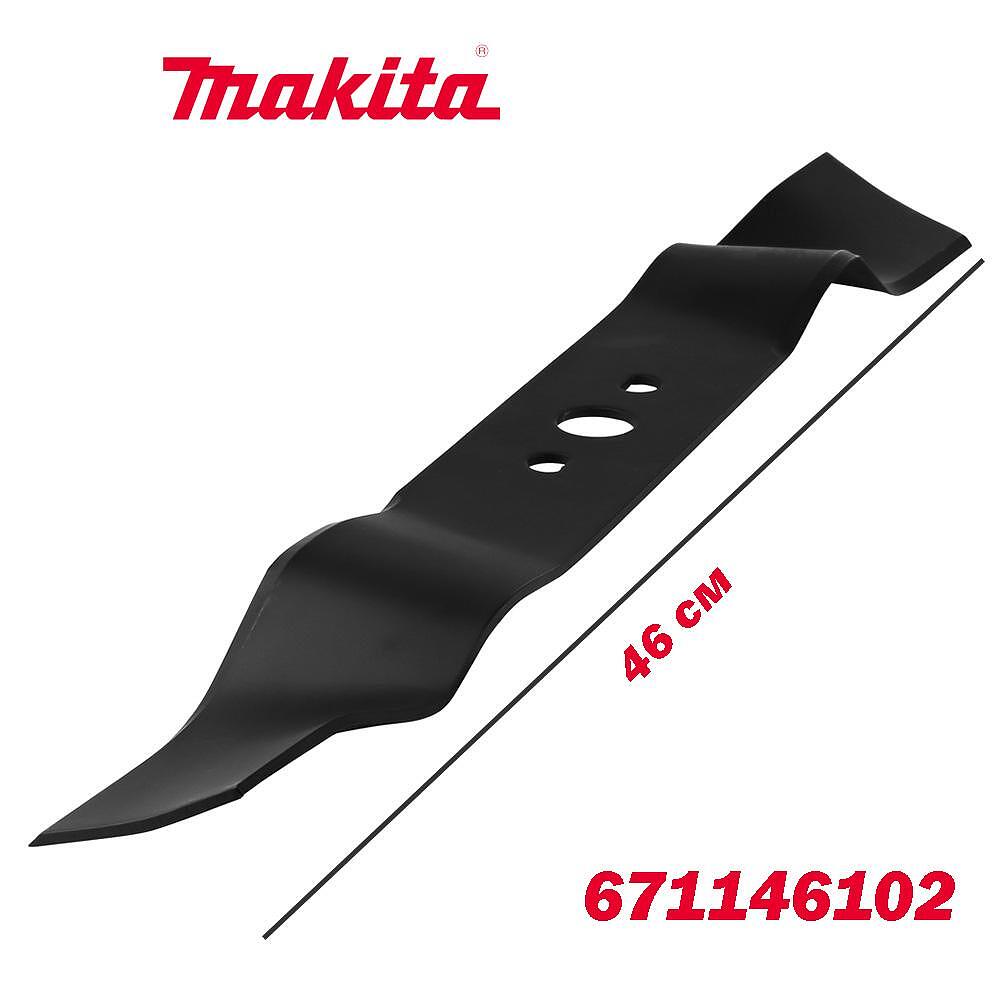 Нож за косачка Makita 671146102, 46 см дължина, за модели косачки ELM4610, ELM4611, ELM4612, ELM4613