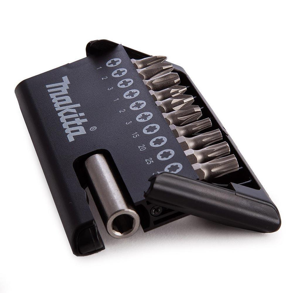 Комплект накрайници/битове с магнитен държач, 11 части, PH/PZ/TX, Makita D-30651