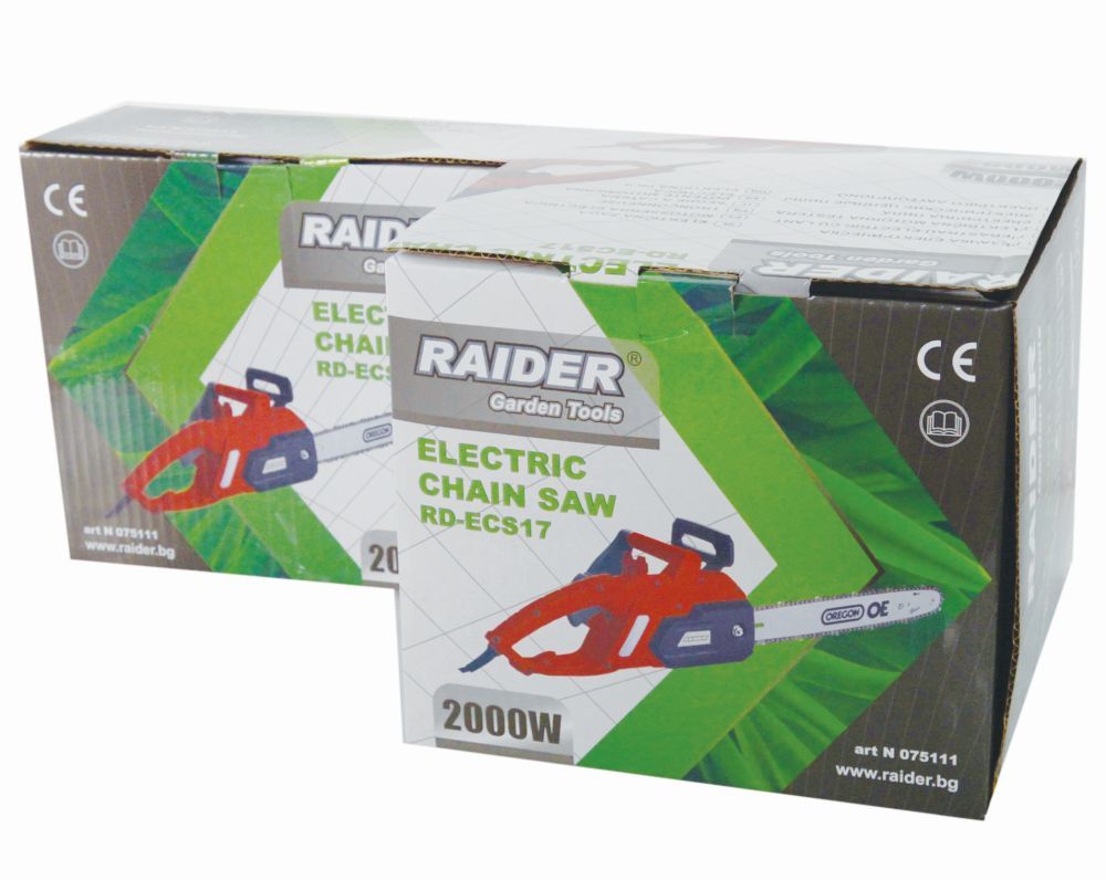 Резачка за дъва електрическа 2000 W, 3/8", 1.3mm, 57 звена RAIDER RD-ECS17