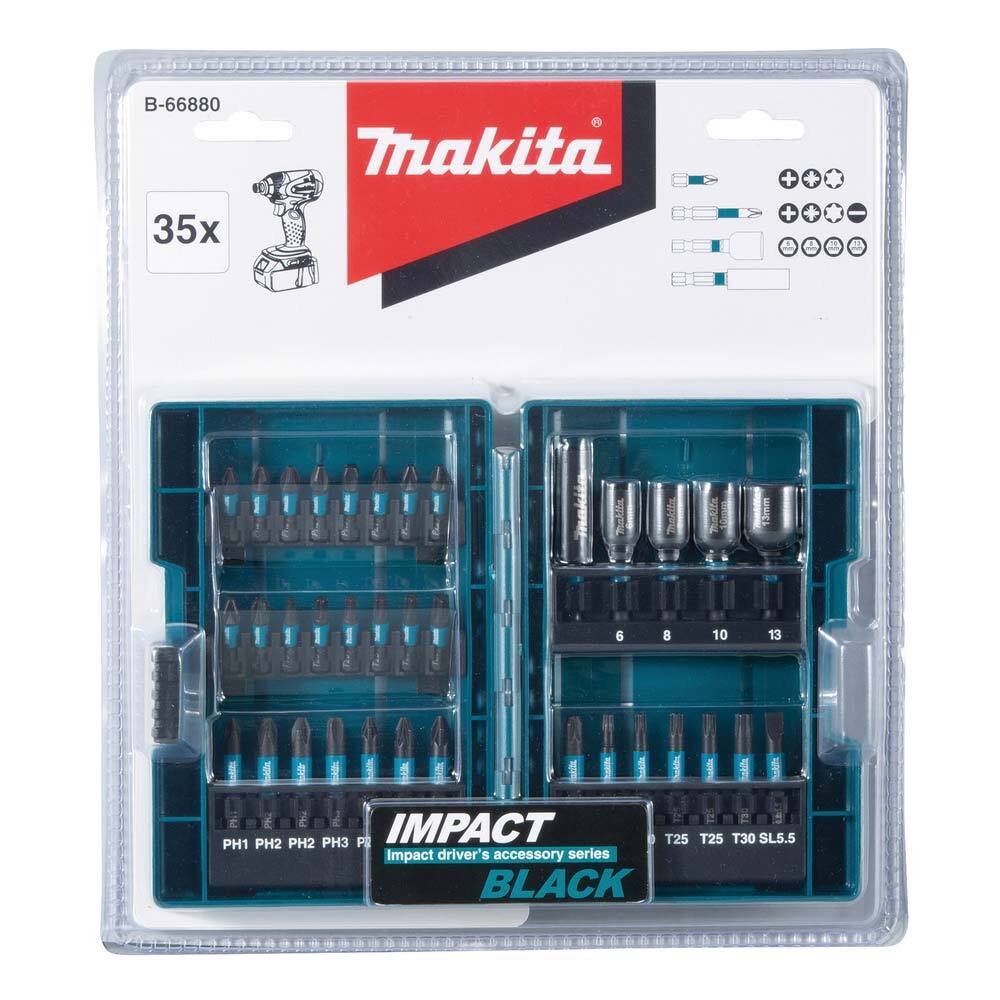 Ударни накрайници Makita B-66880 комплект 35 части