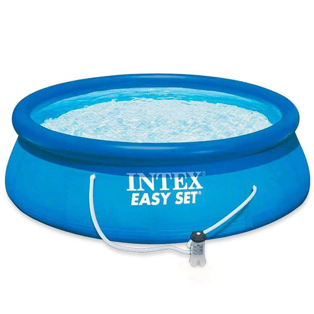 Надуваем басейн с помпа и филтър Intex 28108NP 244х61см
