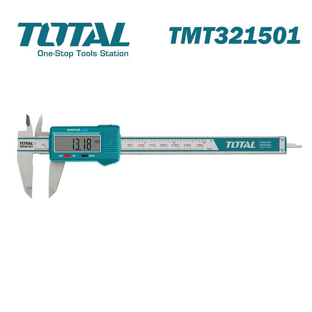 Дигитален шублер TOTAL TMT321501, 150мм работна дължина