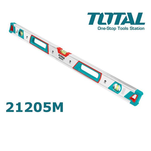Нивелир TOTAL Industrial TMT21205M, 1200 мм, магнитен, с три либели Нивелир TOTAL Industrial TMT21205M, 1200 мм, магнитен, с три либели