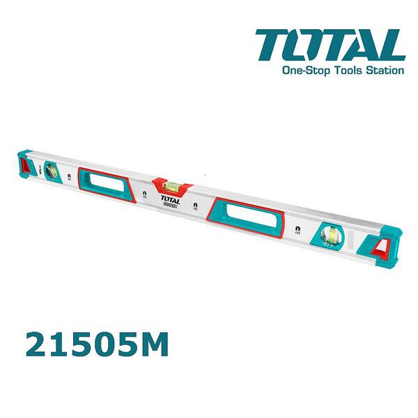 Нивелир TOTAL Industrial TMT21505M, 1500 мм, магнитен, с три либели Нивелир TOTAL Industrial TMT21505M, 1500 мм, магнитен, с три либели
