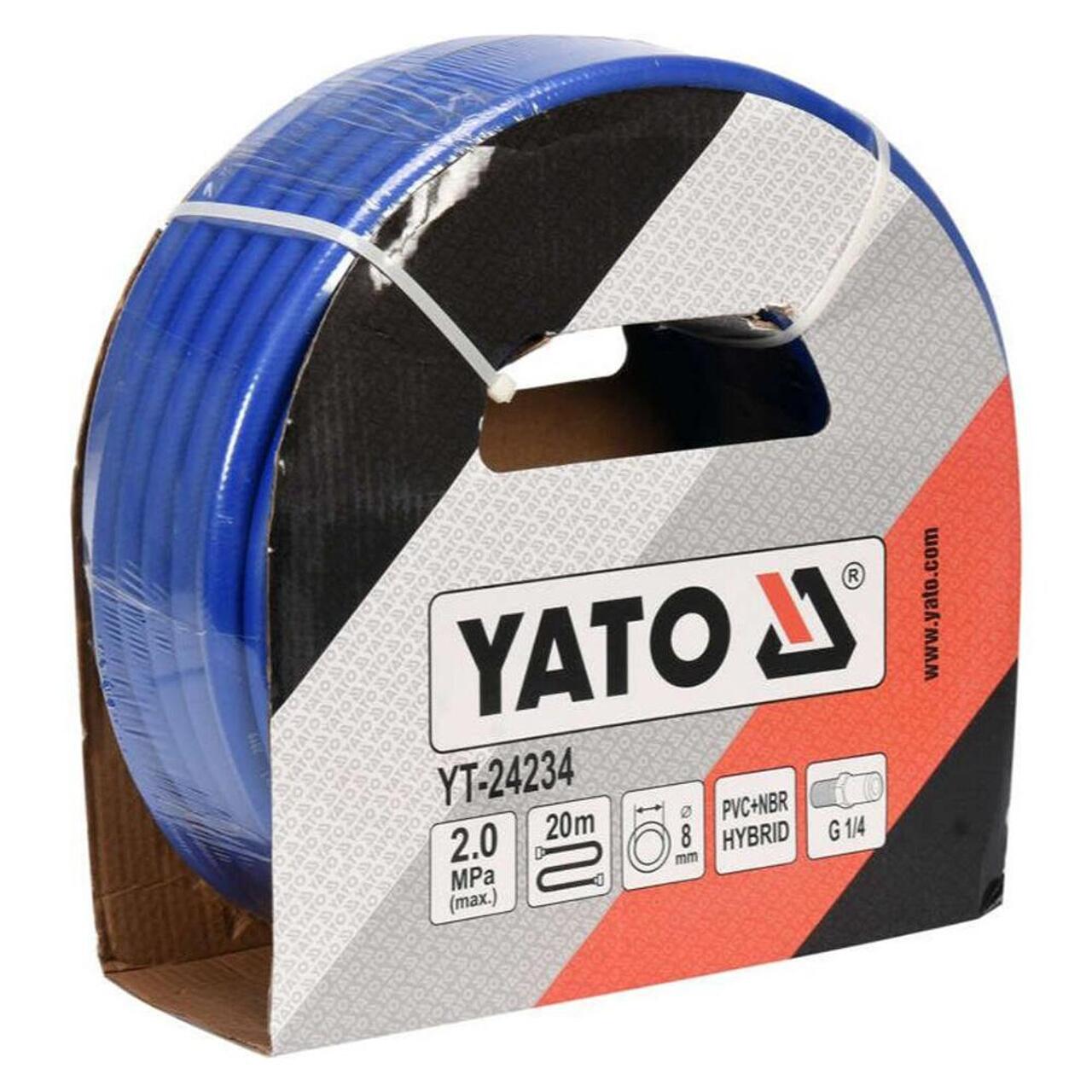 Маркуч за компресор Hybrid YATO YT 24234, 3/8", 20 Bar, 20 м